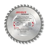 Avenger AV-49940 Steel Cutting Saw Blade, 4-inch by 20 tooth,20mm arbor with 10mm adapter bushing, C
