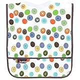 Kushies Rib-Neck Waterproof Bib Infant - Toddler, Fuchsia Butterfly by Kushies