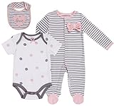 Asher and Olivia SLEEPWEAR ベビー・ガールズ カラー: ピンク