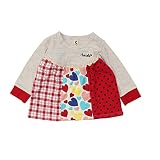 （ショコラ）chocola ガーゼ切替チュニックＴシャツ女の子 90 オートミール