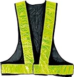 CUC 安全ベスト LED 紺×黄色 フリーサイズ