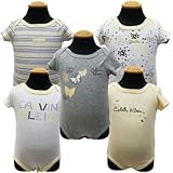 CalvinKlein カルバンクライン ボディスーツ 5枚セット-6/9ヶ月