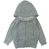 【秋冬物】 nico hrat(ニコフラート) 30/10裏毛星総柄フードジャケット 90cm /MG NO.B-250561