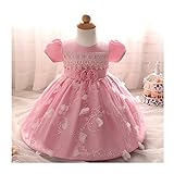 Candykids ベビードレス ベビーデイジー 結婚式 セレモニードレス フォーマルドレス 子供服 女の子 　　赤ちゃん お宮参り ティアードスカート　　ベビードレス フォーマルドレス (70cm,