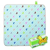 昭和西川 ロディルームマット 130×130cm ブルー2264098145304