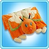 Genuine Ultra Soft My Pillow Pet ORANGE BUTTERFLY BLANKET by CJ Company [並行輸入品]