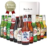 誕生日プレゼント ビールギフト 世界のビール 12本 飲み比べ セット beer 330ml 瓶ビール 正規輸入品 専用 ギフトボックス BEER EARTH GIFT BOX (誕生日用ギフトシール)