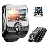 デュアルドライブレコーダー SONYセンサー/レンズ 前後カメラ 1200万画素 170度広角...