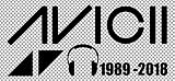 【全16色】人気!DJ アヴィーチー/DJ Avicii/ティム・バーグリング/Tim Bergling/RIP Avicii car sticker-1/カー ステッカー/Car/車用/シール/Vi