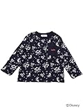 (エックスガール ステージス) X-girl Stages DISNEY ｽﾀｰﾎﾟｹｯﾄ長袖Tｼｬﾂ 110cm ネイビー