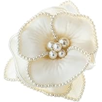 Amazon.co.jp: [R de C] コサージュ パール 日本製 安全ピン クリップ