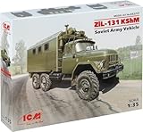 ICM 1/35 ソビエト ZiL-131 KShM コマンドビークル プラモデル