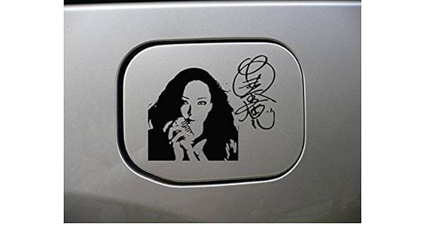 Amazon 安室奈美恵シルエット給油口ステッカー アイドル 芸能人グッズ 通販