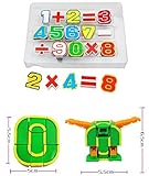 [SPJ T]SPJ-T SPJ: Magic Number Transformers Robots for Kids Children Educational Toys [並行輸入品]