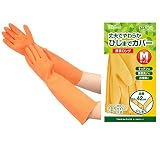 ダンロップ/DUNLOP/天然ゴム厚手ロング [10双入] サイズ M (オレンジ)