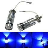 2 x h3 100 W 20led HID 2323霧運転DRLライト電球、tuscom @車ライト 6.4CM * 2.2CM