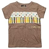 《初夏盛夏対応》BAROCK(バロック) 杢天竺半袖Tシャツ 130cm /ブラウン NO.F-574205
