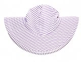 RuffleButts ラッフルバッツ スイムハット ライラックストライプ 帽子 (12m-2T) [並行輸入品]