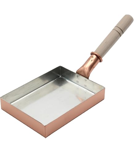 Amazon | 木屋 銅製 玉子焼鍋 120×160mm 角長型 味051 銅鍋 フライパン