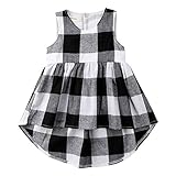 ベビー服 子供服 女の子 ワンピース ドレス チェック柄 ノースリーブ ミニスカート おしゃれ かわいい 外出 ダンス 学園祭 発表会 誕生日 バレエ (100cm)