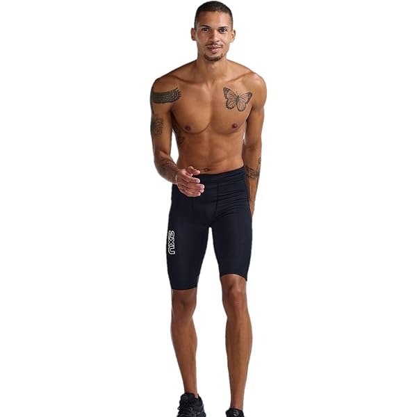 Amazon | 2XU メンズ 昇華サイクル ビブショーツ 鮮やかなグリーン