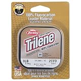 (1.8kg/25-Yard, Clear) - Trilene 100% Fluorocarbon Professional Grade/Leader Material Fishing Line