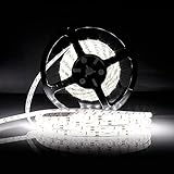 LEDMO SMD2835 Non-waterproof DC12V 300 LEDs Strip Light 16.4 Ft High CRI80 15 Lumen, White 6000K [並行