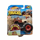 Hot Wheels モンスタートラック 1:64スケール スーパーマリオ ドンキーコング 30/75 押しつぶせる車付き