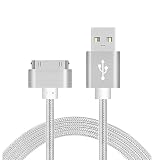 ベーシック USB ケーブル 充電 Phone4/4S/Pod/Pad 1.0m ホワイト