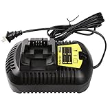 Enegitech DCB105 Charger for DEWALT 12V MAX - 20V MAX Slide Pack Lithium Battery Charger DCB101 with