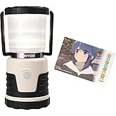 GENTOS(ジェントス) ゆるキャン△コラボ LED ランタン 志摩リン オリジナルステッカー入り 【明るさ450ルーメン/実用点灯18時間/防滴】 単3形電池6本使用 エクスプローラー EX-RN36D