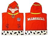 Paw Patrol Kidsバスタオルポンチョ – マーシャル