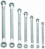 Williams WS-7707 7-Piece Double Head 10-Degree Offset Box End Wrench Set by Williams