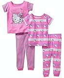 Sanrio サンリオ Hello Kitty ハローキティ 半袖パジャマ 2着セット 春夏 ピンク (9ヶ月) [並行輸入品]