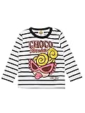 (マイファーストヒステリック) MY FIRST HYSTERIC CLASSIC MINI ”CHOCOLATE” ボーダー柄長袖Tシャツ 90cm ホワイトxブラック