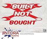 JINTORA ステッカー/カーステッカー - built not bought! Workshop Do it yourself - 組み立てられていない！ ワークショップ - 190x90mm -