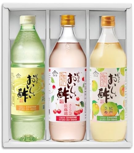 Amazon.co.jp: 【公式】 日本自然発酵 おいしい酢 955ml 3本 まろやか