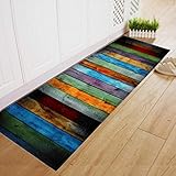 FabalダイニングルームカーペットShaggyソフト領域マット寝室長方形床マット 40x120CM