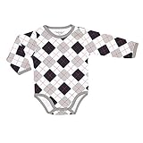 【SEBLES】ベビー服 新生児 1歳 ロンパース レオタード 長袖 ブルマ ボタン 綿 コットン 柔らか 動きやすい 赤ちゃん 春 秋 アーガイル 無地 ユニセックス 可愛い(タイプB,73cm)