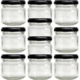 ジャム瓶 J90ST 90ｍｌ -10本セット- (（ふた）黒53RTS-D)