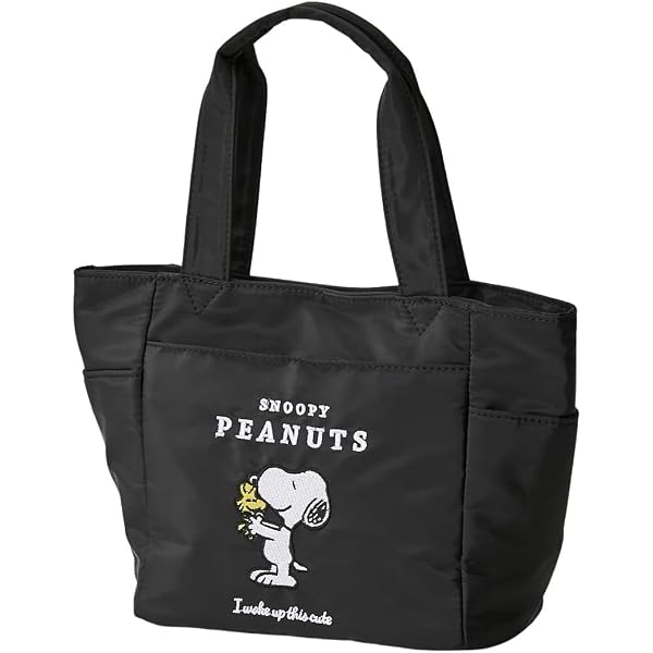 Amazon.co.jp: Snoopy(スヌーピー) ファスナー付縦型トート フキダシ