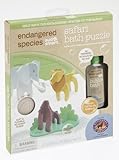海外直送品Endangered Species Small Puzzle Bath Set, Safari 1 Set by Health Science Labs