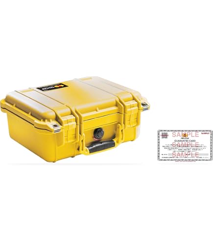 Pelican 1300 Case イエロー 防塵 防水 ハードケース Amazon.co.jp: PELICAN ペリカン 1300 プロテクターケース イエロー