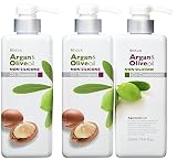ビューア アルガン&オリーブオイルシャンプー2個＋コンディショナー1個セット 各550ml [並行輸入品]