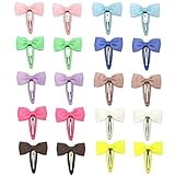 YISYO ヘアピン　ヘアクリップ カラフル 20点セット 　可愛い　キッズ用　　前髪クリップ　髪留め　髪飾り　 可愛い　キュート 王冠　シンプルリボン　ベビー 　お宮参り　誕生日飾り　プレゼト　お祝