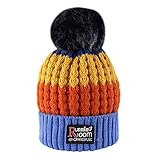 SIEGES キッズ帽子 ニット帽 イヌみみが付き 可愛い 防寒 冬 子供 女の子 男の子 5色 (ブルー)