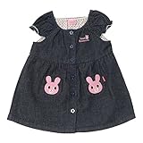 ミキハウス ホットビスケッツ (MIKIHOUSE HOT BISCUITS) ワンピース 71-1901-731 80cm インディゴブルー