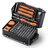 JOREST 117 in 1 精密ドライバーセット, 磁気特殊工具キット, 三角/Y型ネジ ドライバー Y000/Y00/Y0/Y1, Torx T5 T6 T7 T8 T9 T10 T15， 星型P2/P5等,とるくすドライバーセットはに適していますiphone拆解、 Switch修理、PS4/PS5本体拆机、Xbox、ipad、Macbook、PC、眼鏡、腕時計、工具家庭用等