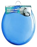 Aqua Plumb CTSSBL Round Soft Toilet Seat, Blue [並行輸入品]
