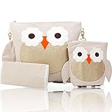 マザーズバッグ フクロウ ウェットバッグ ポーチセット [並行輸入品]